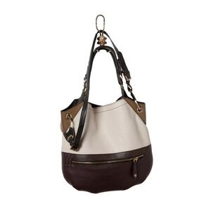 Anthropologie Oryany Equinox Color Leather Hobo Crossbody